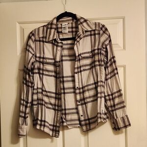 North Face plaid shirt S